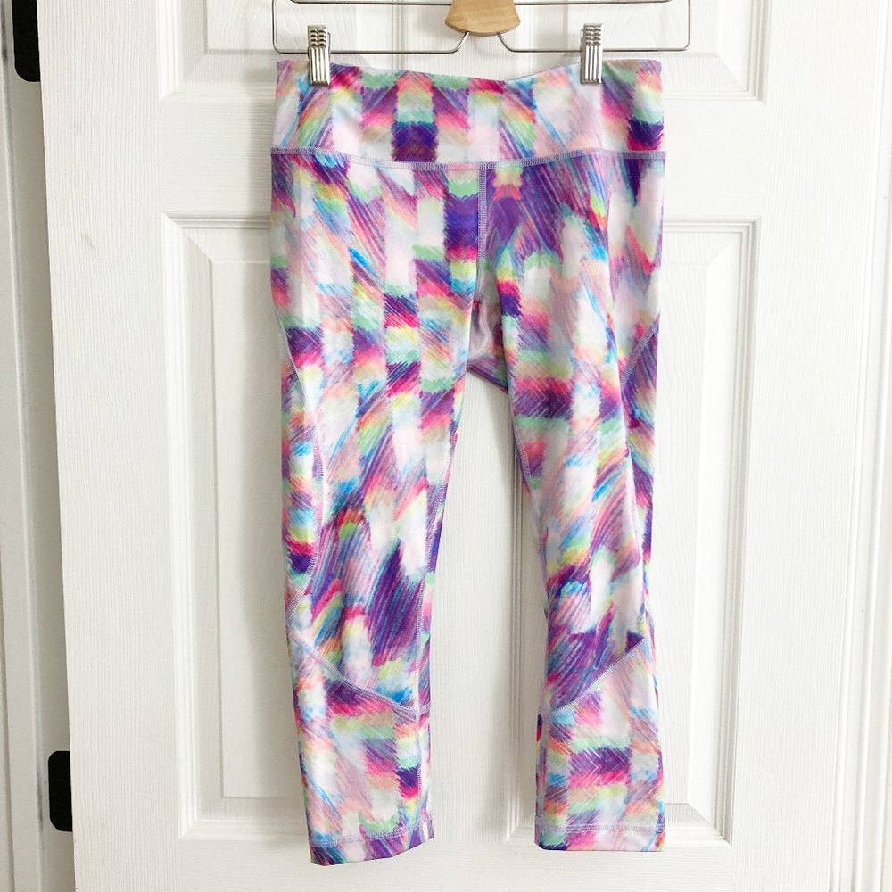 Zella Workout Leggings Cropped Multi-Color Size S